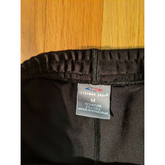 Fitness Gear Shorts Boys Medium Black Basketball Drawstring Mid Length - Picture 2 of 2